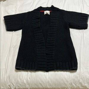 Banana Republic Heritage Black Textured Cardigan Size XS
